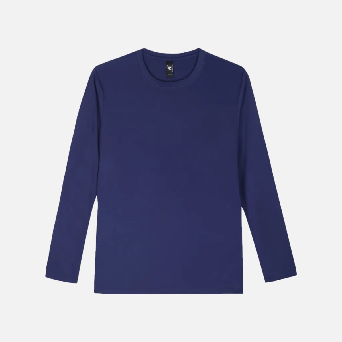 AF291 NAVY UNISEX DRY FIT MICRO POLY LONG SLEEVE T SHIRT BY APPAREL FACTORY LA USA READY WHOLESALE BULK T SHIRT READY PRINT AND SUBLIMATION.