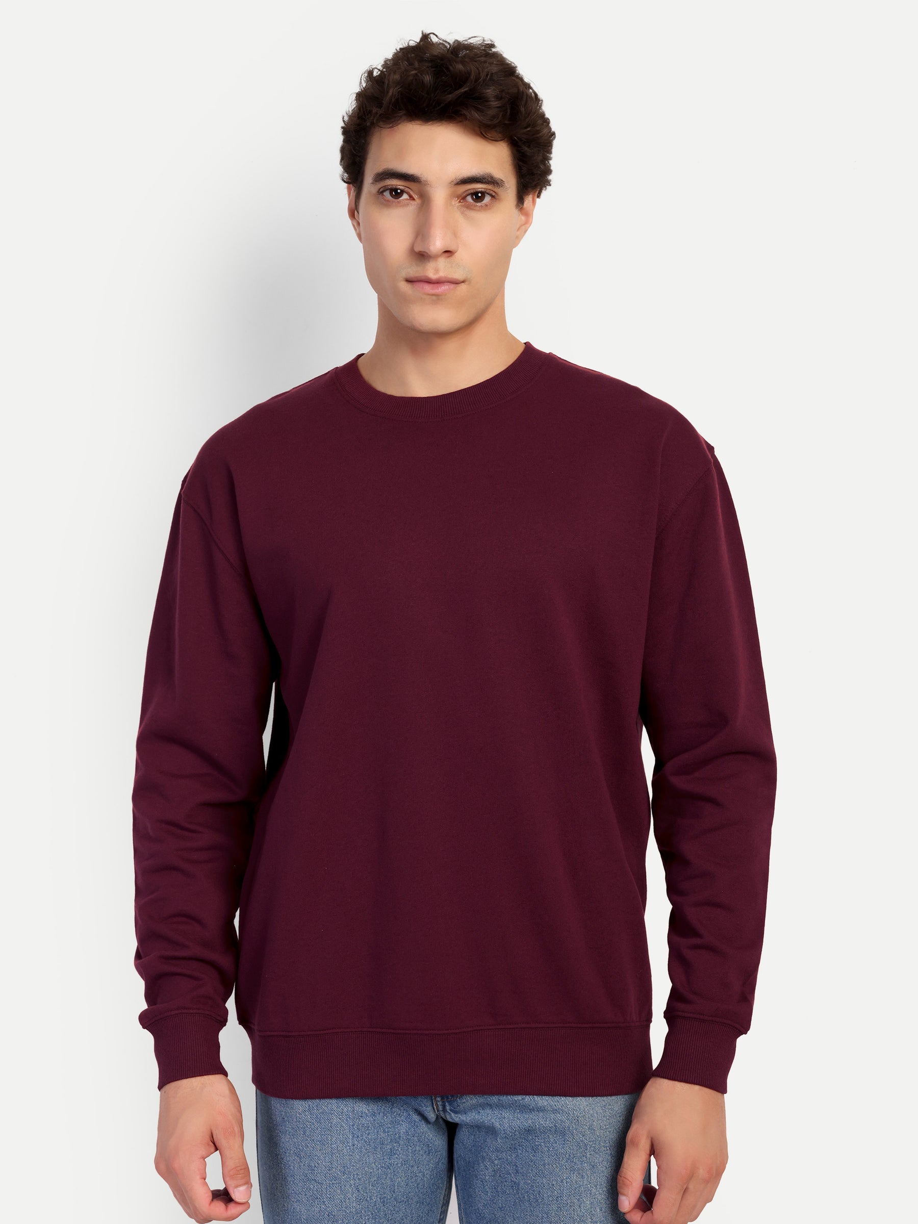 Unisex Crew Neck Pullover Sweatshirt