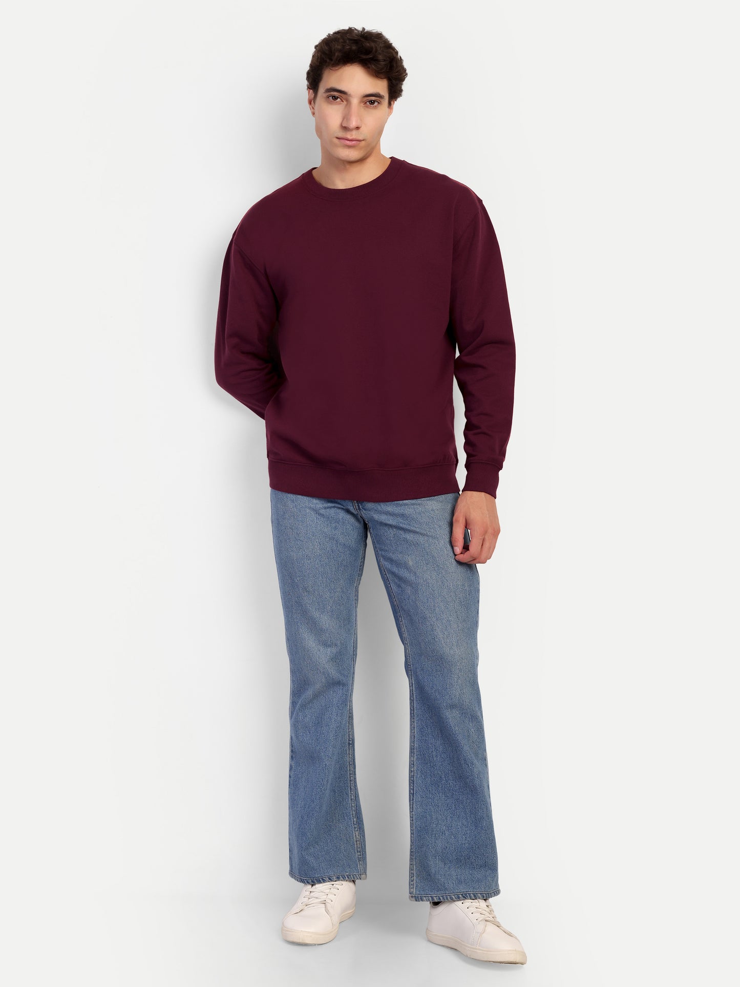 Unisex Crew Neck Pullover Sweatshirt
