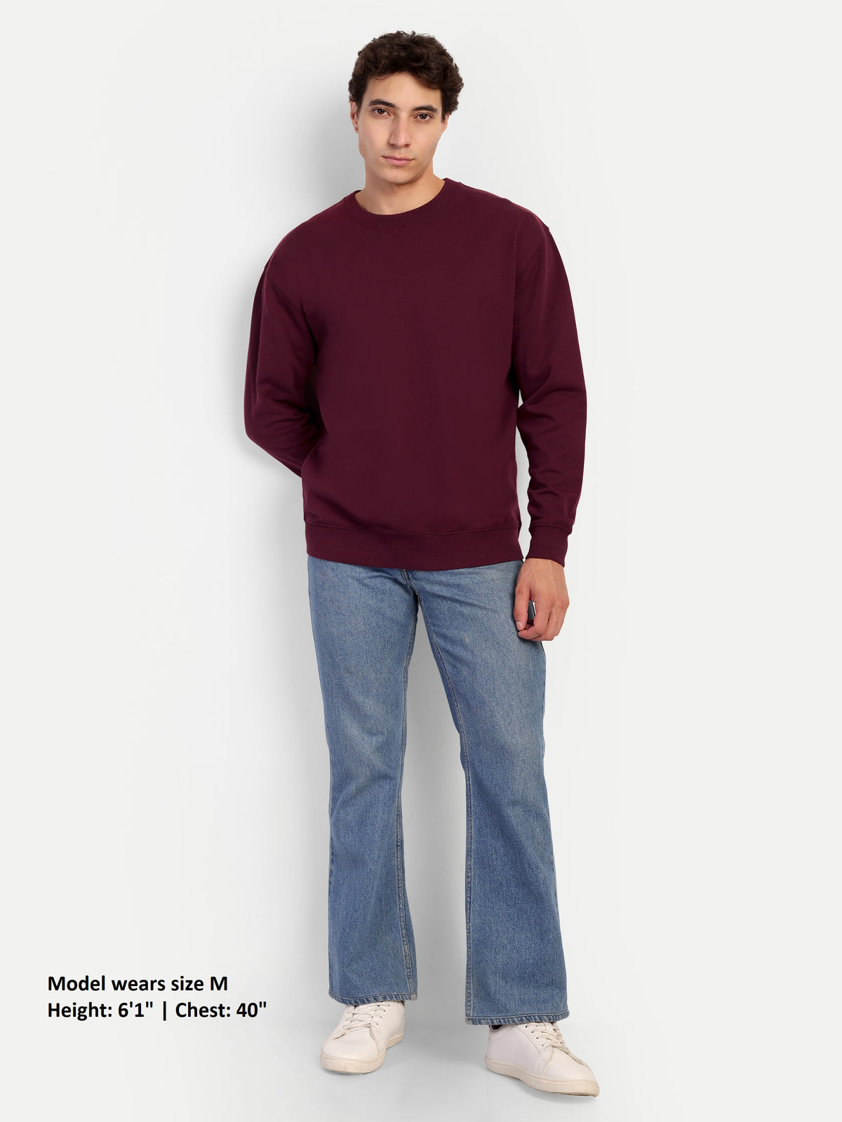 Unisex Crew Neck Pullover Sweatshirt