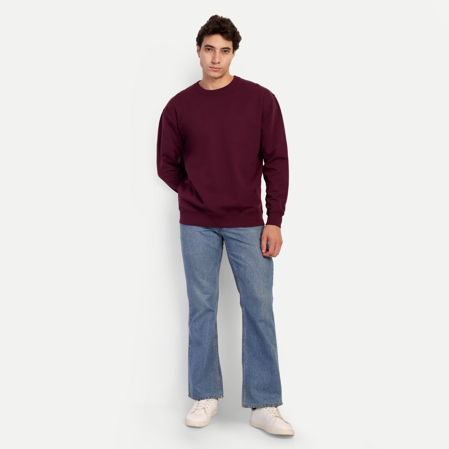 Unisex Crew Neck Pullover Sweatshirt