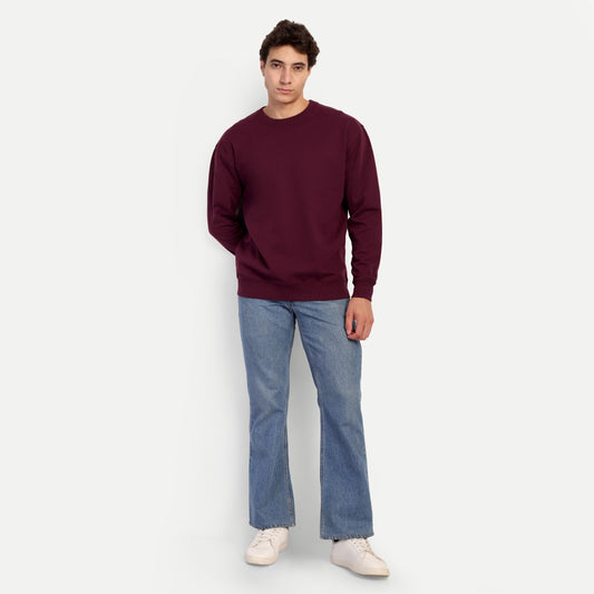 Unisex Crew Neck Pullover Sweatshirt
