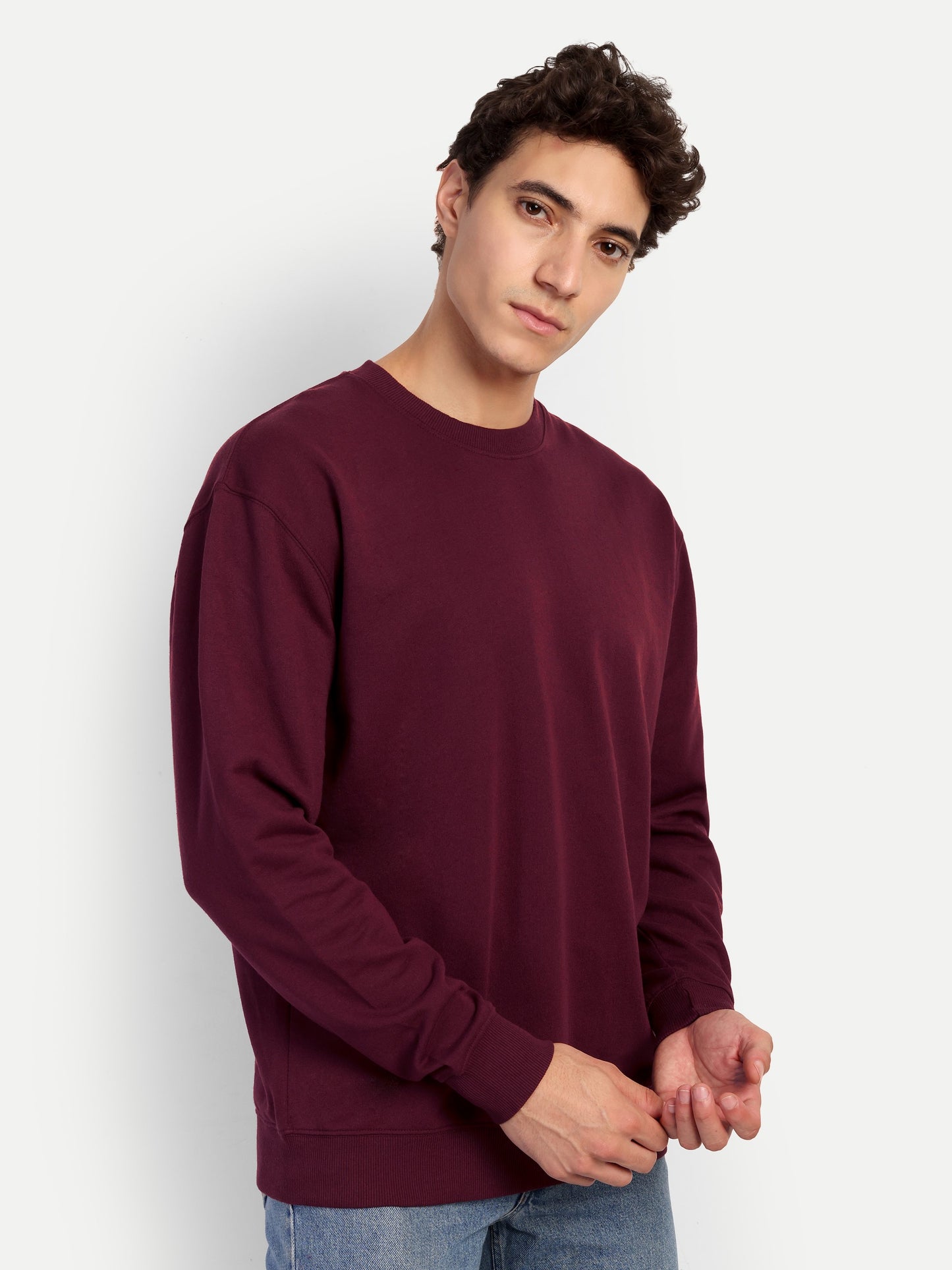 Unisex Crew Neck Pullover Sweatshirt