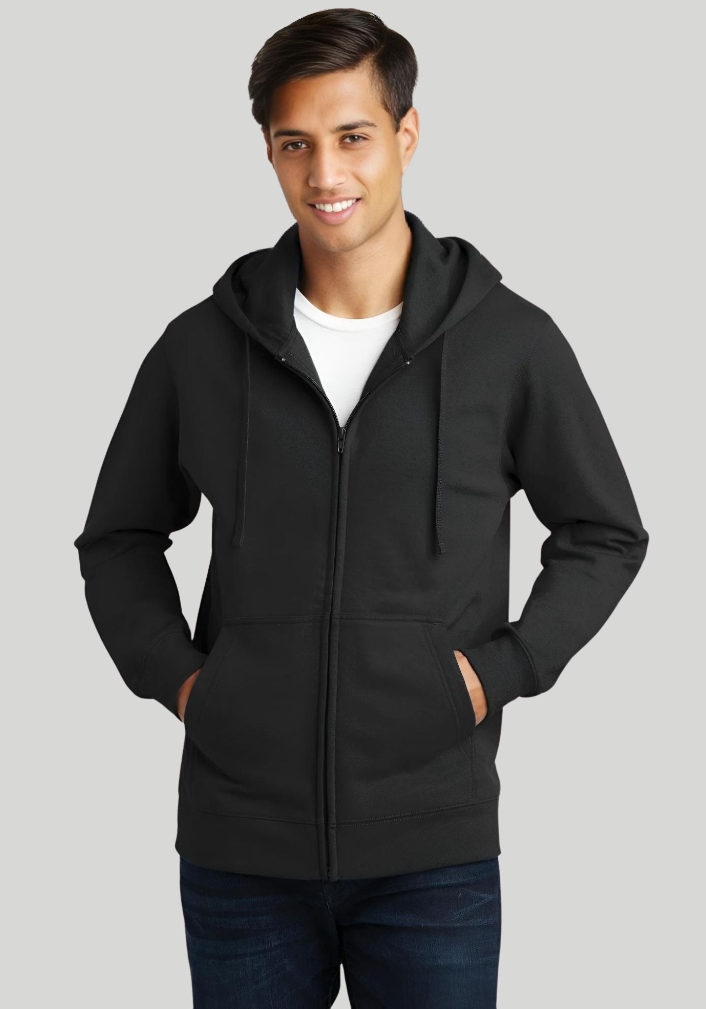 Fleece Full Zip Hooded Sweatshirt