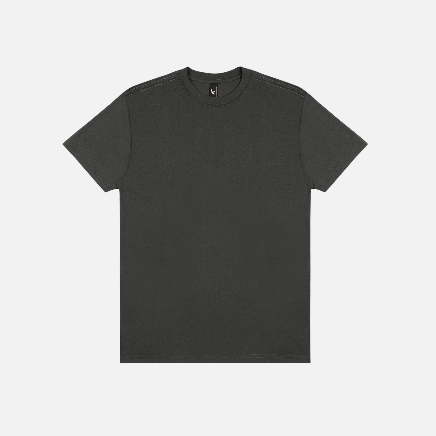 ASPHALT COLORED CVC T SHIRT BY APPAREL FACTORY FOR PRINTER DECORATOR AND BRANDS FOR WHOLESALE BUY IN CALIFORNIA USA.