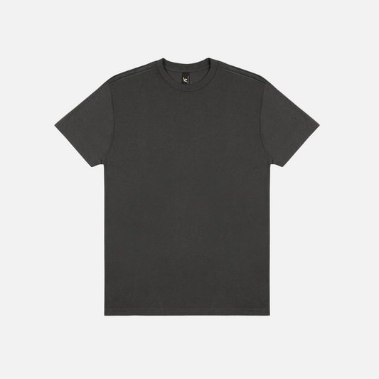 ASPHALT COLORED CVC T SHIRT BY APPAREL FACTORY FOR PRINTER DECORATOR AND BRANDS FOR WHOLESALE BUY IN CALIFORNIA USA.