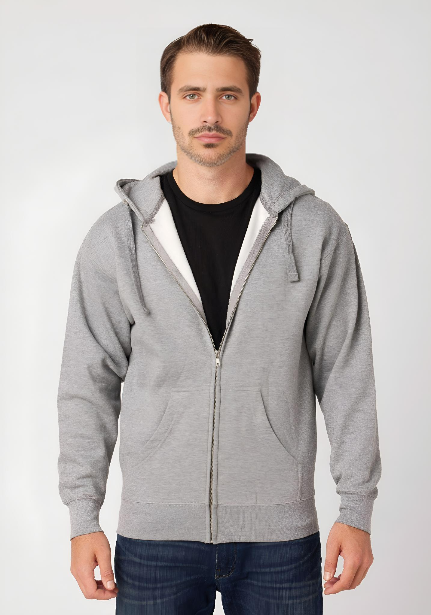 Fleece Full Zip Hooded Sweatshirt