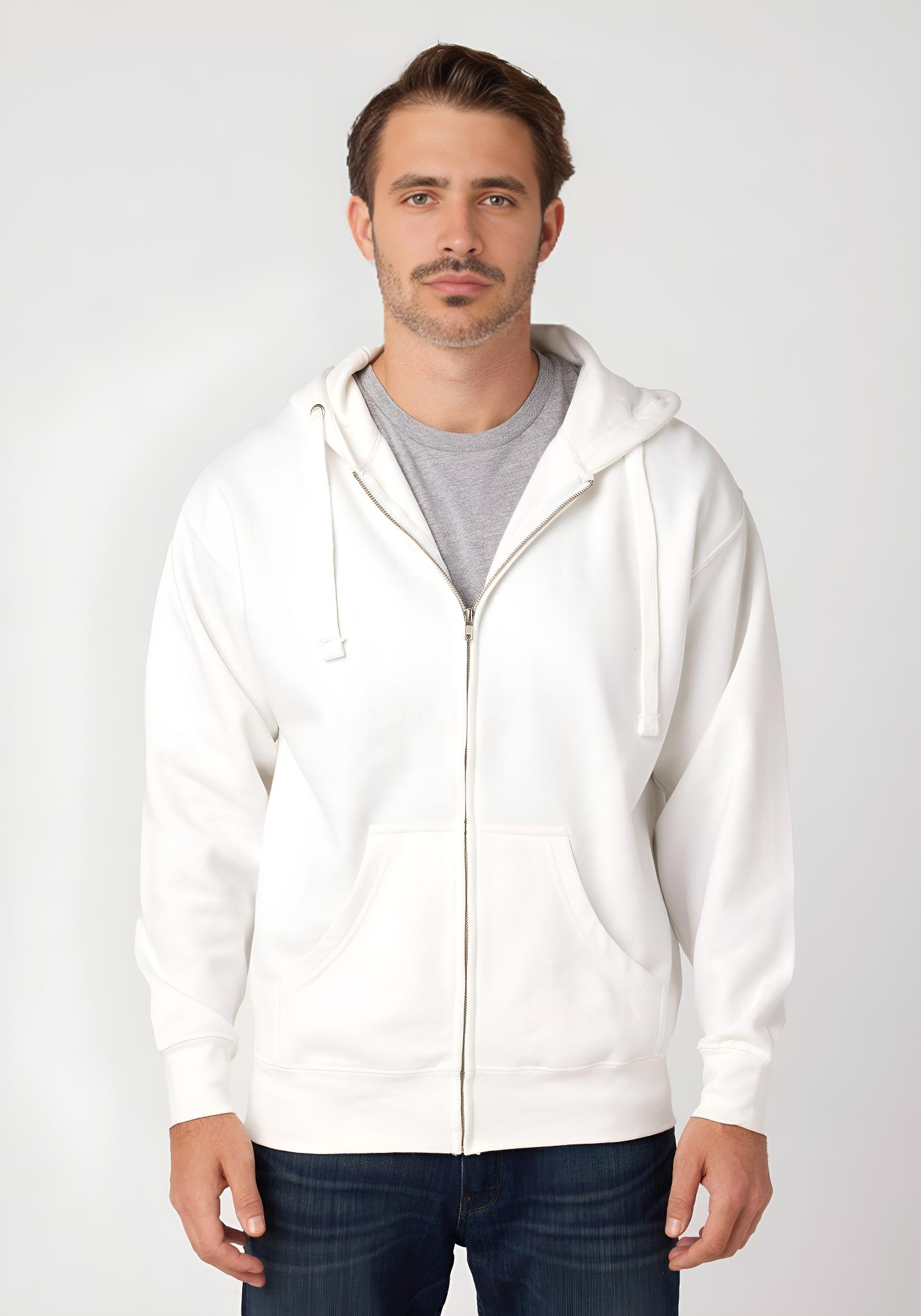 AF380 Fleece Full Zip Hooded Sweatshirt| 8.8 oz.| 70%Cotton & 30