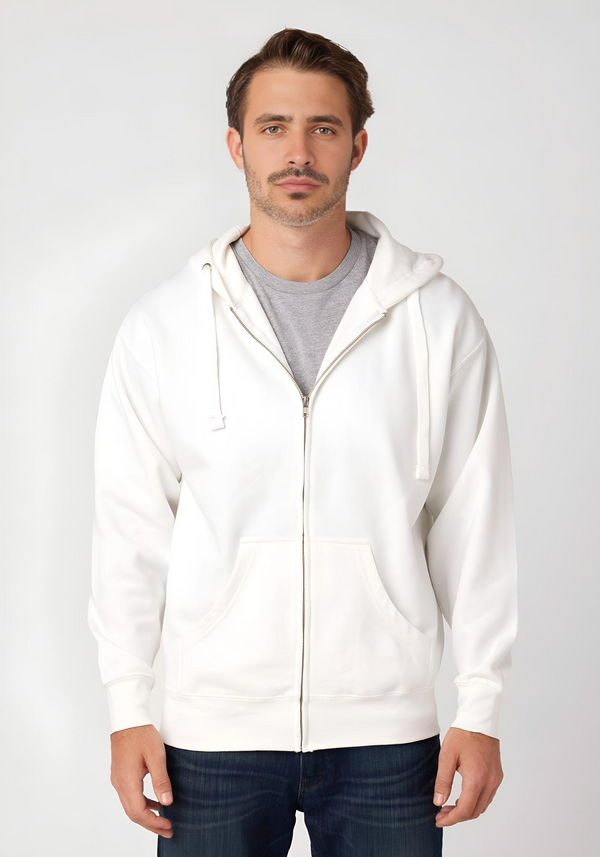 Unisex Full Zip Hooded Sweatshirt